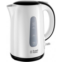 Электрочайник Russell Hobbs My Breakfast 1.7л, пластик, бело-черный