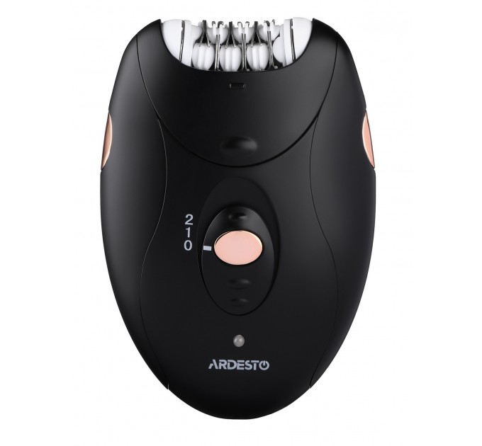 Епілятор ARDESTO LESH-Y305 пінцетний, акумул., пінцет.-18, сух., насадок-1, чорний