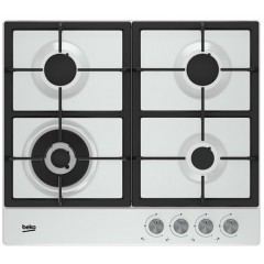 Варильна поверхня Beko газова, 60см, чавун, білий