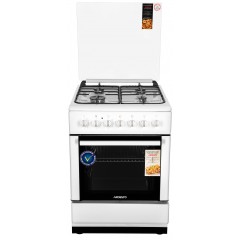 Плита ARDESTO комби, 64л, 60x60см, подсветка, форсунки LPG (подключение газового баллона), съемные направляющие, белый