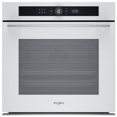 Духова шафа Whirlpool електрична, 73л, A+, дисплей, конвекція, піроліз, телескопічні напрямні, білий