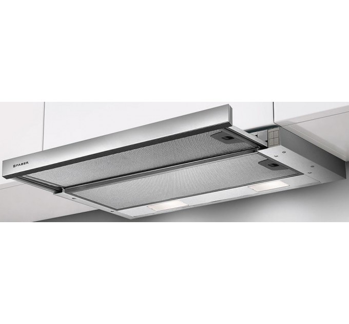Вытяжка Faber телескопическая, 60см, 701м.куб/ч, Flexa Ng Hip Am X A60, нерж