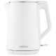 Электрочайник ARDESTO 1.5л, Strix, двойные стенки, глянец, белый