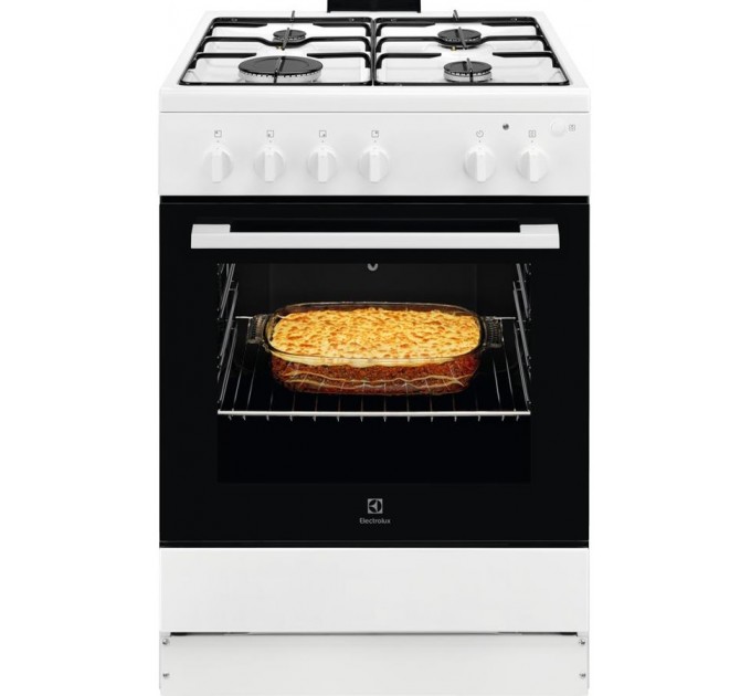 Плита Electrolux газова, 59л, 60x60см, білий