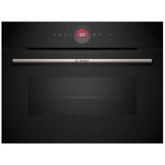 Духовой шкаф Bosch электрический компактный, 45л, A, дисплей, конвекция, ф-ция СВЧ, черный