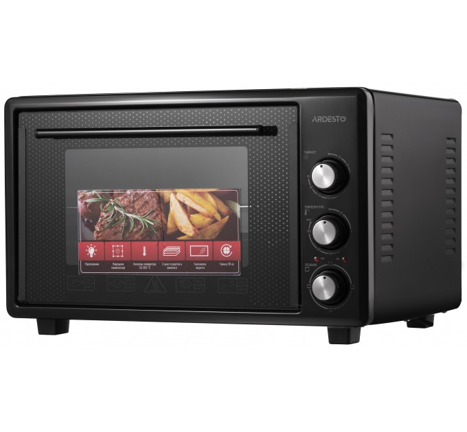 Піч електрична ARDESTO, 40л, 1300Вт, механіч., чорний