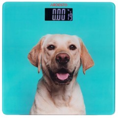 Весы ARDESTO напольные Dog, 150кг, AAAx2 в компл, стекло, многоцветные