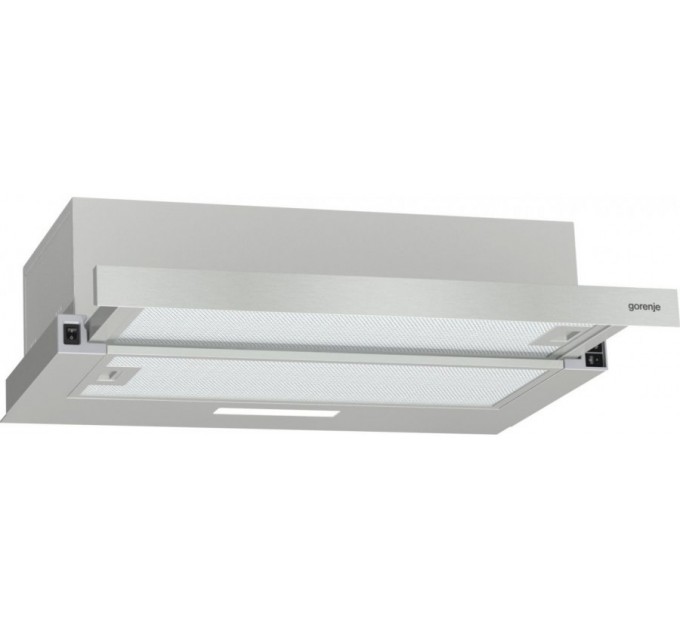 Вытяжка Gorenje телескопическая, 60см, 350м.куб/ч, нерж