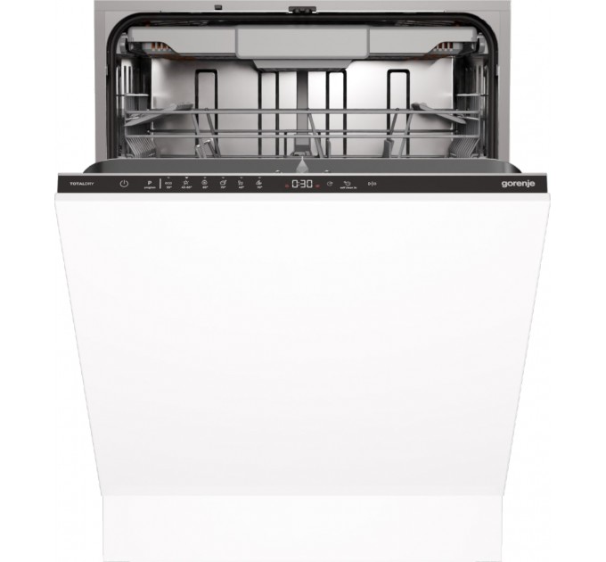 Посудомийна машина Gorenje вбудовувана, 16компл., A+++, 60см, AquaStop, автоматичне відчинення, сенсорн.упр, 3и кошики, білий