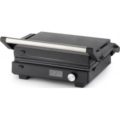 Гриль Gorenje прижимний 2100Вт, темп. режимів-7, з`ємні пластини, розкриття на 180°, метал, чорний
