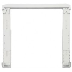 Комплект монтажний Beko для з'єднання пральної машини з сушильною машиною 40-54 см, білий