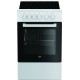 Плита Beko електрична склокерамічна, 60л, 50x60см, конвекція, білий