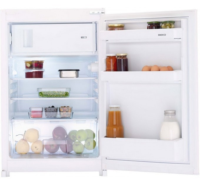 Холодильник Beko вбудований 87x55x55, xолод.відд.-97л, мороз.відд.-13л, 2дв., A+, ST, білий