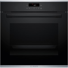 Духова шафа Bosch електрична, 71л, A+, дисплей, конвекція, піроліз, телескопічні направляючі, чорний
