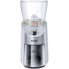 Кавомолка Nivona жорнова 100Вт, об'єм зерен-200г, регул.ступеню помолу, пластик, сріблястий