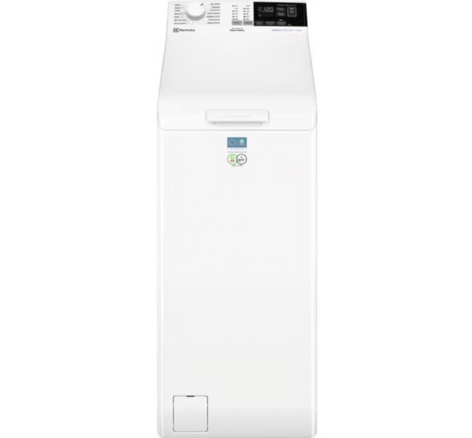 Стиральная машина Electrolux вертикальная, 6кг, 1000, D, 60см, дисплей, белый