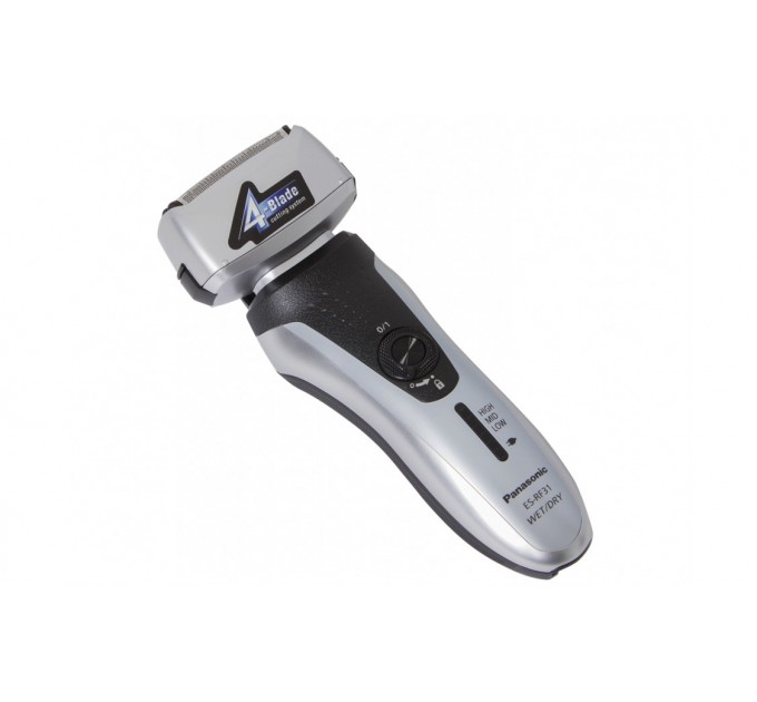 Бритва електр. Panasonic сеточная , 10000 об/мин, бритв.головок-4, Li-Ion, сух.+влажн., триммер, серебристый