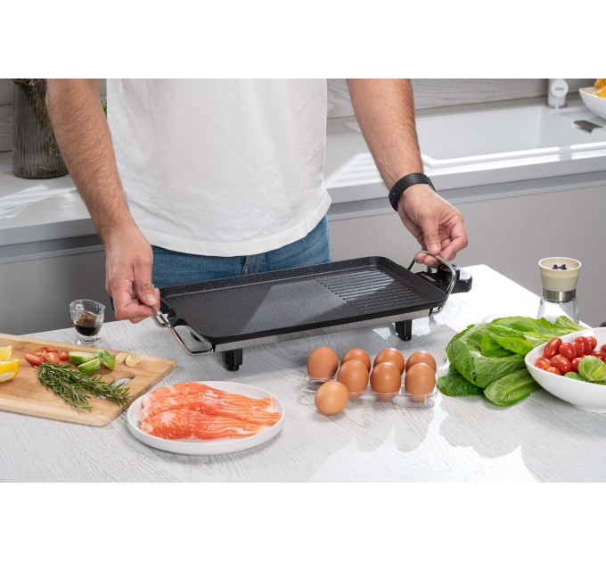 Гриль ARDESTO барбекю, 1500Вт, темп. режимів, метал, чорний