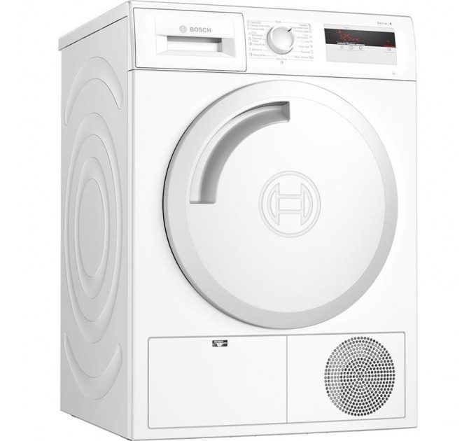 Сушильна машина Bosch тепловий насос, 8кг, A+, 60см, дисплей, білий