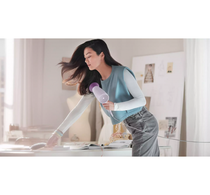 Фен Philips 3000 Series, 2100Вт, режимов-3, хол. обдув, лиловый