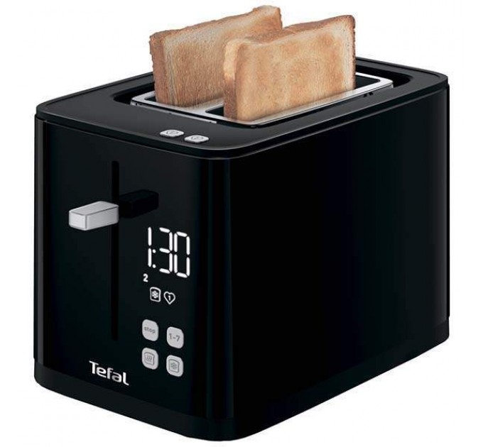 Тостер Tefal Digital 850Вт, LED дисплей, пластик, чорний