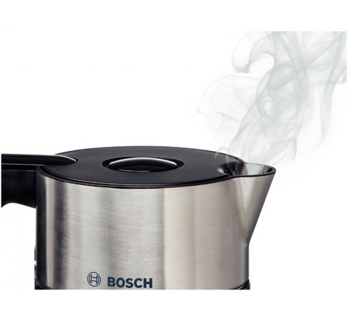 Электрочайник Bosch 1.5л, с двойными стенками, поддержка температуры, черный