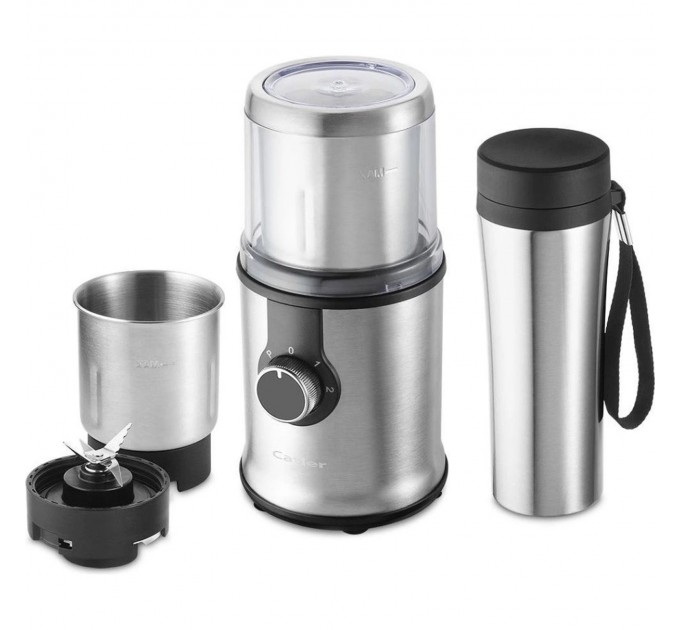 Измельчитель-мельница Catler, 350 Вт, 3 емкости, нерж. сталь