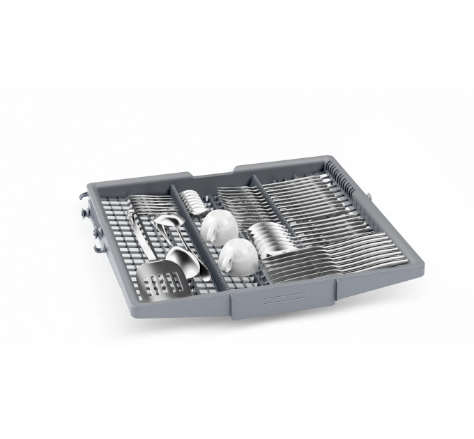 Посудомоечная машина Bosch встраиваемая, 14компл., A, 60см, дисплей, 3я корзина, белый