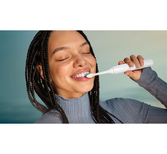 Щітка зубна електр. Philips, Sonicare 2100, насадок-1, 2 рівні інтенсивності, білий