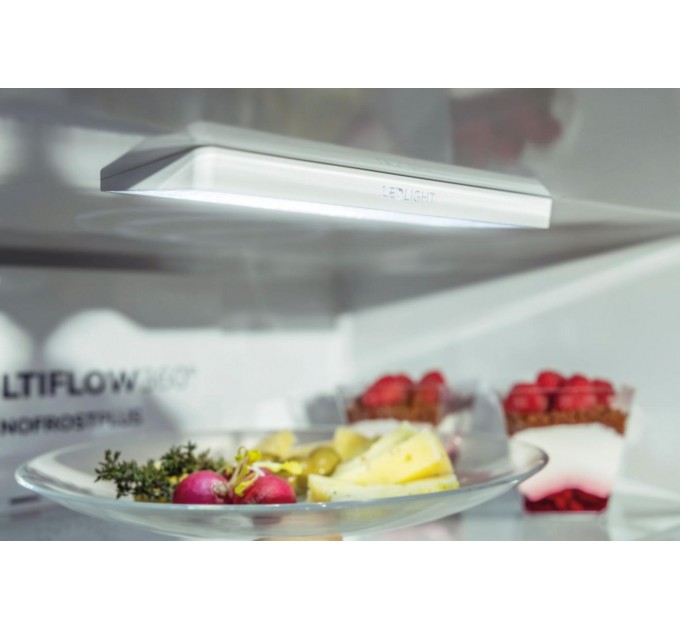 Холодильник с нижн. мороз. камерой Gorenje, 200х60х60см, 2 дв., 235(96)л, А++, NoFrost+, Зона св-ти, белый