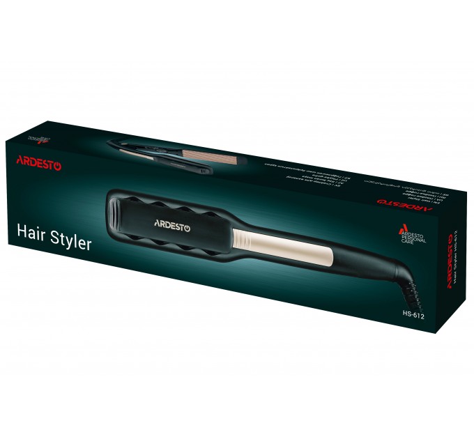 Плойка-гофре ARDESTO HS-612, 65Вт, 110-215C, керамика, черный