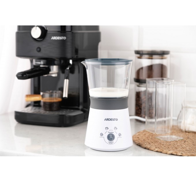 Спінювач-підігрівач ARDESTO 300Вт, ємність резервуару-330мл, білий