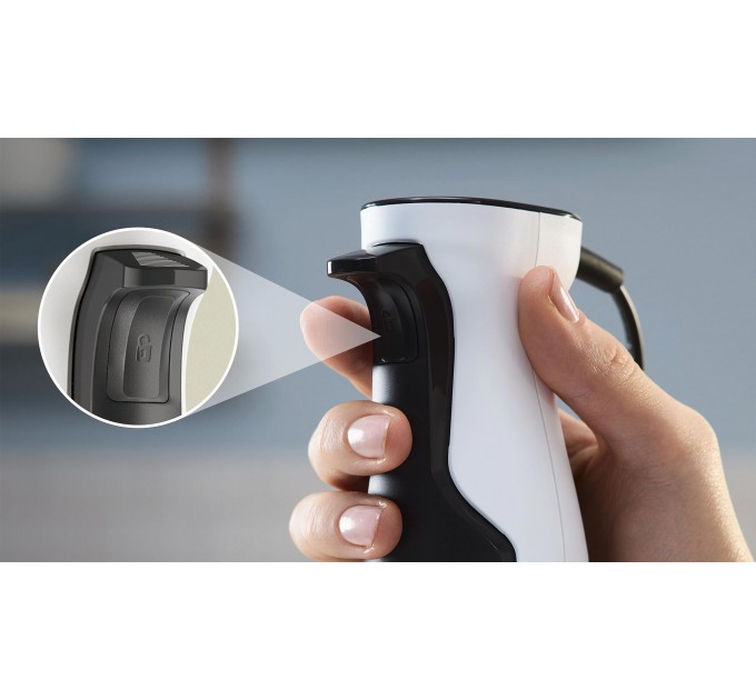 Блендер Bosch заглибний 600Вт, подрібнювач, вінчик, білий