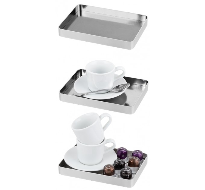 Кофеварка Catler капсульная Renzo 1.6л, капсулы, молотый кофе, сенс. управл., автом. капучинатор, серый