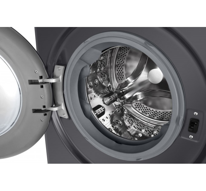 Стирально-сушильная машина LG фронтальная, 9(5)кг, 1200, A, 48см, дисплей, пар, инвертор, черный