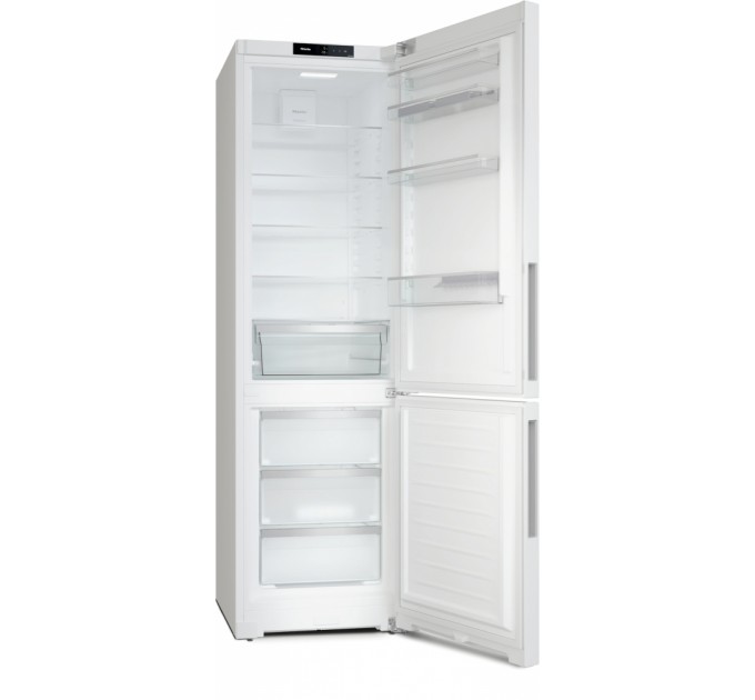 Холодильник Miele KFN 4395 DD ws з нижн. мороз., 201.5x60х65.4, холод.відд.-268л, мороз.відд.-103л, 2дв., А+, NF, білий