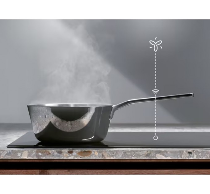 Варочная поверхность Electrolux индукционная, 80см, расширенная зона, Hob2Hood, черный