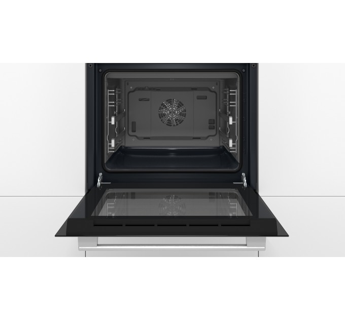 Духовой шкаф Bosch электрический, 66л, A, дисплей, конвекция, телескопические направляющие, нержавеющая сталь