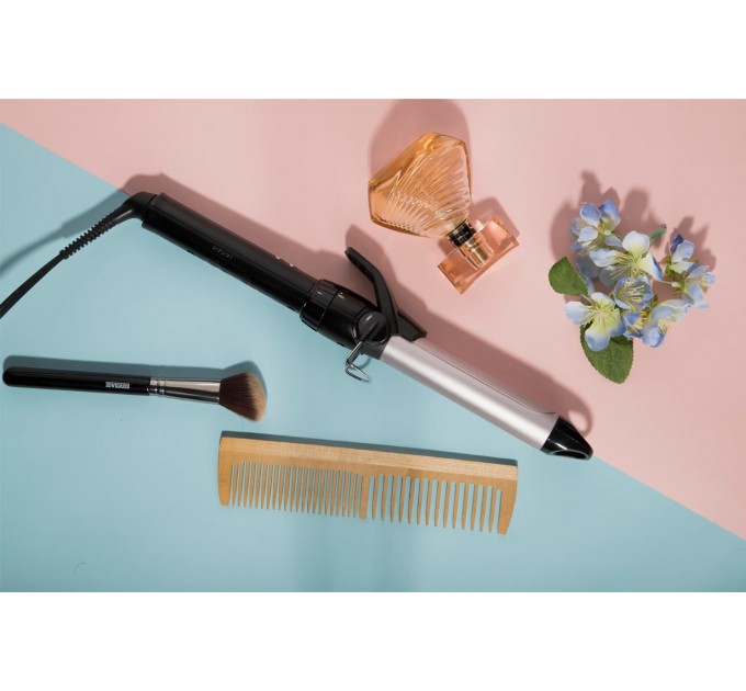 Плойка Babyliss Pro 180 medium, 300Вт, темп.режимов-10, D -25mm, 110-180С, металл, черный