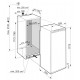 Холодильная камера Liebherr встраиваемая, 177x55.9х54.6, 307л, 1дв., Е, ST, диспл внутр., белый