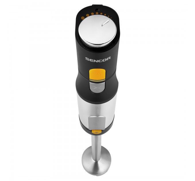 Блендер Sencor заглибний 1200Вт, 5в1, чаша-800мл, спінювач молока, чорний