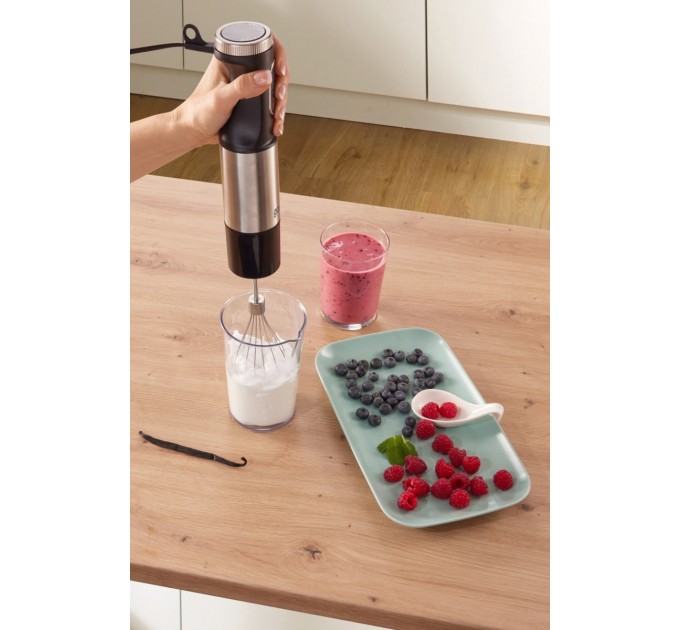 Блендер Gorenje погружной 1000Вт, 3в1, чаша-600мл, нерж