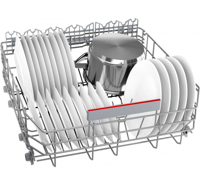 Посудомоечная машина Bosch встраиваемая, 14компл., A, 60см, дисплей, 3я корзина, белый