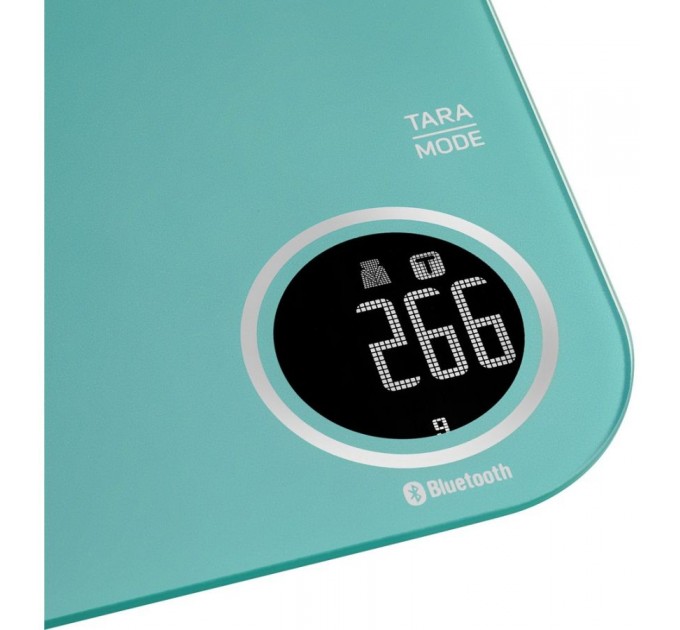 Ваги Sencor кухонні, 5кг, підключення до смартфону, AAAx2, пластик, зелений