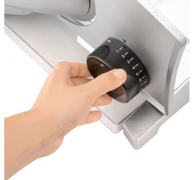 Скиборізка Sencor, 100Вт, лезо-нержавіюча сталь, діаметр ножа-170мм, корпус-метал/пластик, сірий