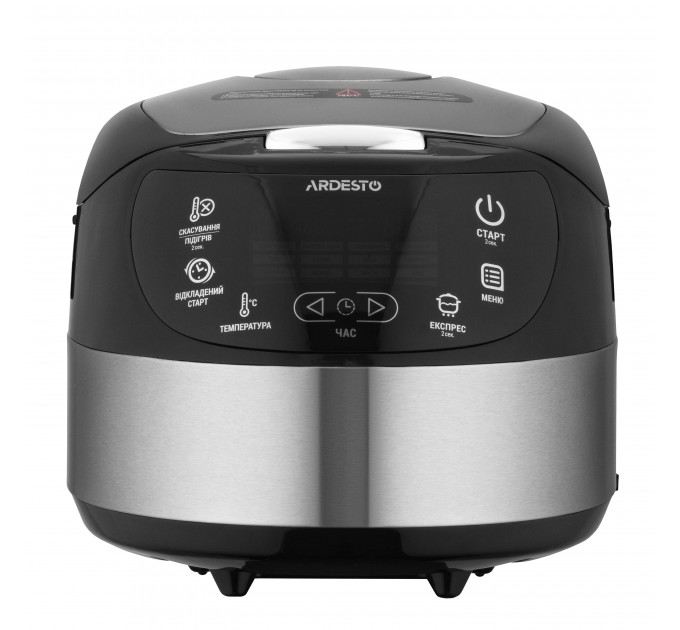 Мультиварка ARDESTO, 860Вт, чаша-5л, электр. управление, корзина для фритюра, металл/пластик, серебристый