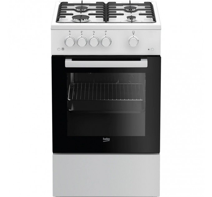 Плита Beko газовая, 55л, 50x60см, белый