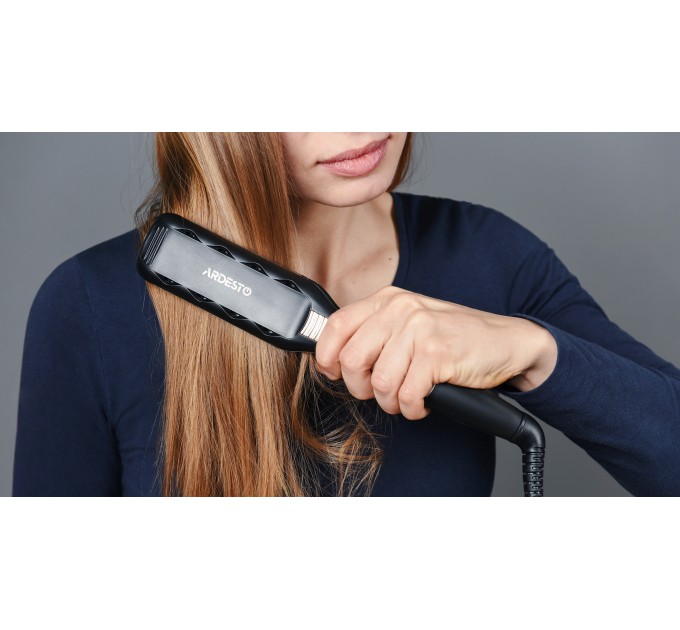 Плойка-гофре ARDESTO HS-612, 65Вт, 110-215C, керамика, черный