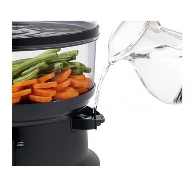 Пароварка Tefal Convenient, 900Вт, чаша-2.9/3.1л, резервуар для воды -1.5л, механическое управл., пластик, черный