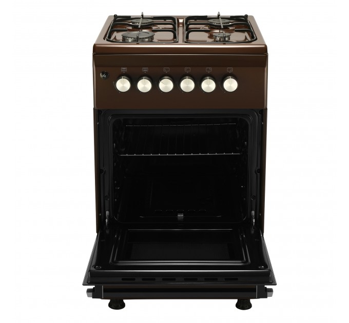 Плита ARDESTO газовая, 50л, 50x60см, електроподжиг, форсунки LPG (подключение газового баллона), коричневый